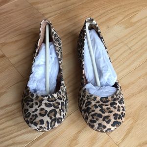 Lucky Brand leopard print flats